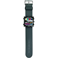 Los mejores  - S.T.A.M.P.S. Stamps - Reloj completo con esfera de prueba y correa de piel gris